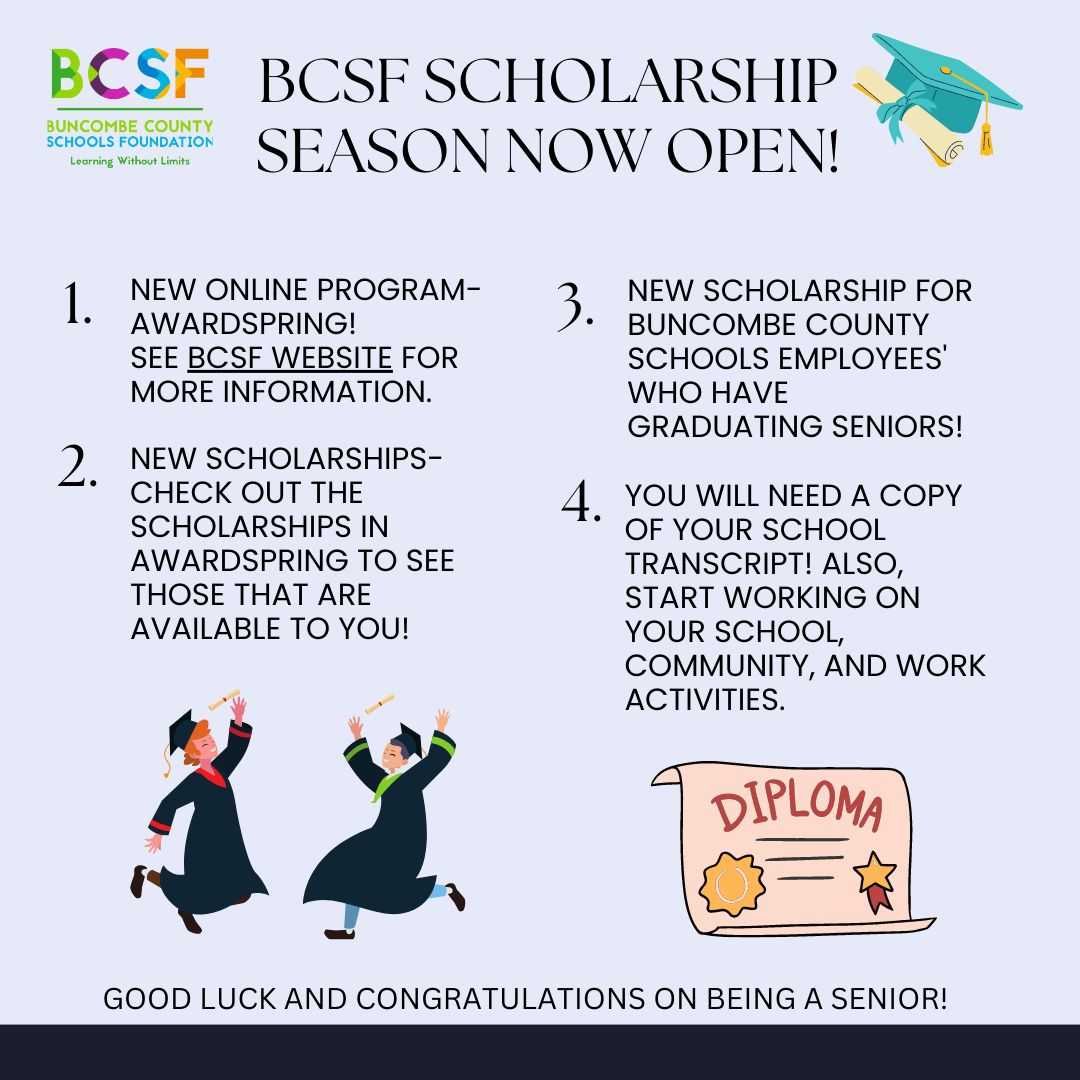 BCSF Scholarship Announcement
