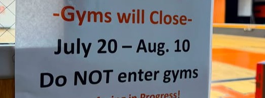 gym closed