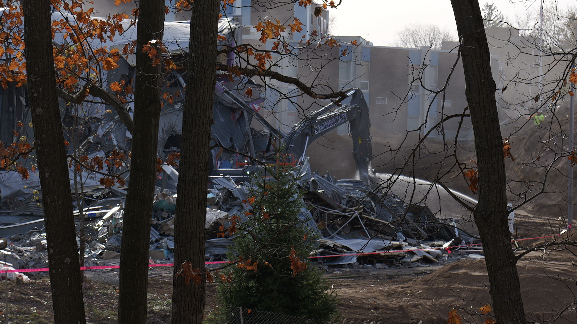 Demolition continues - November 23