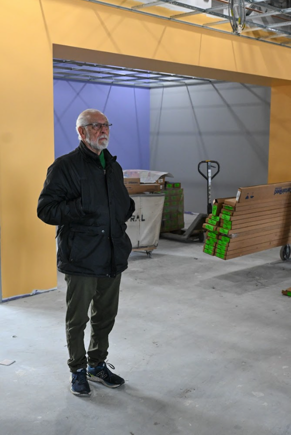 Man in a construction site