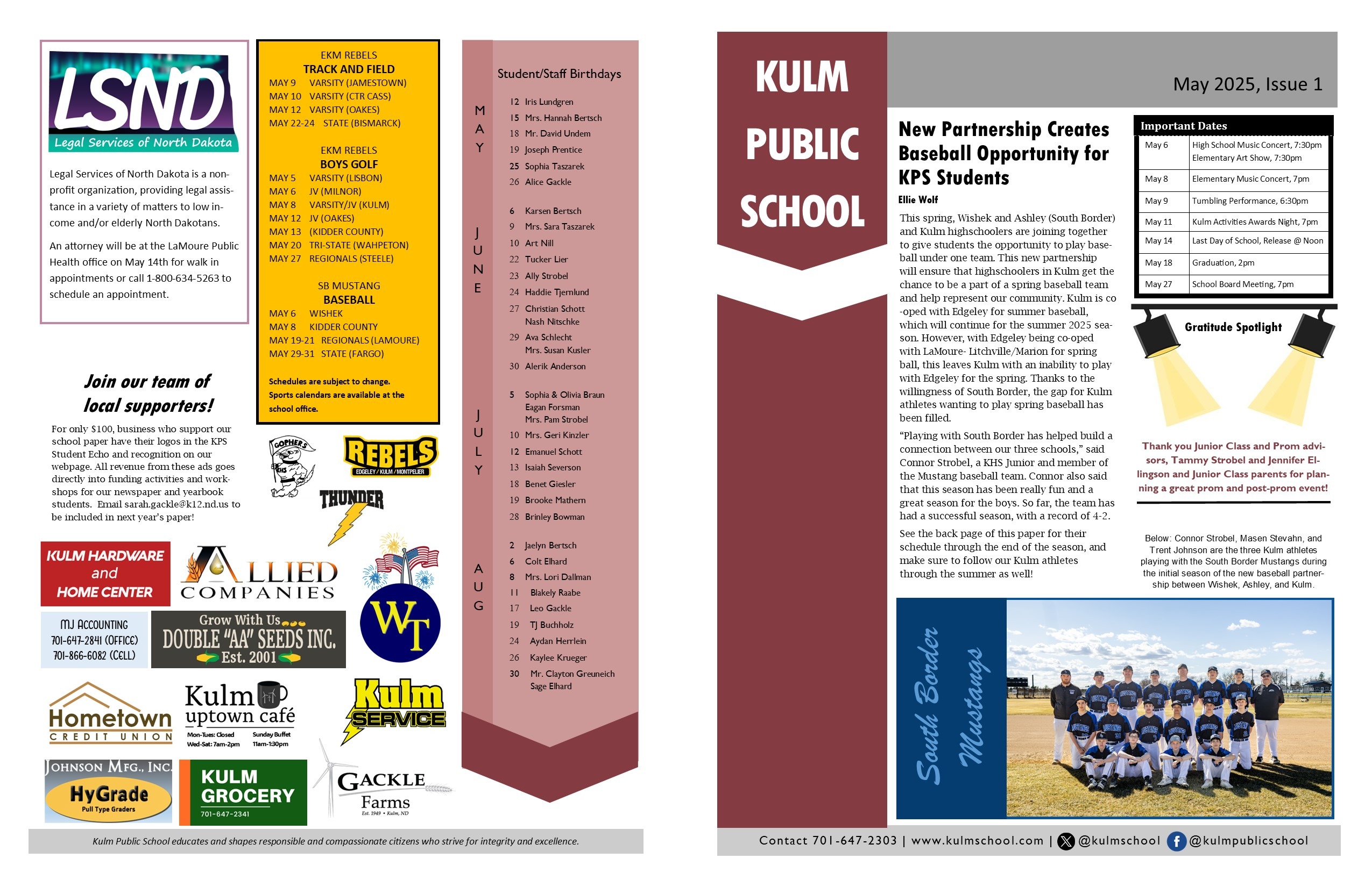 School Newsletters