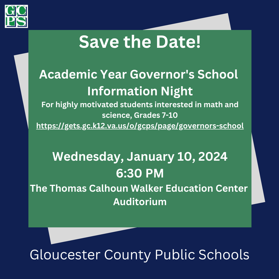 Annual Gov School Information Night