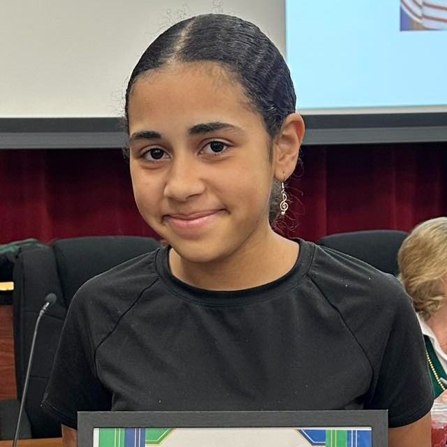 Alyssa Davis Middle schooler of the month