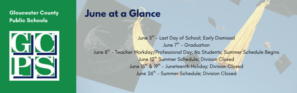 June Calendar at a Glance