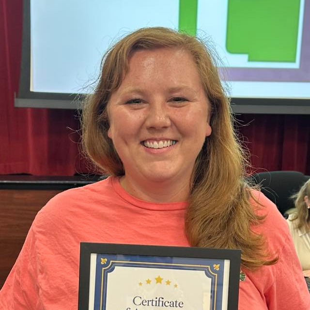 Jennifer Schrum Volunteer of the Month May 2026