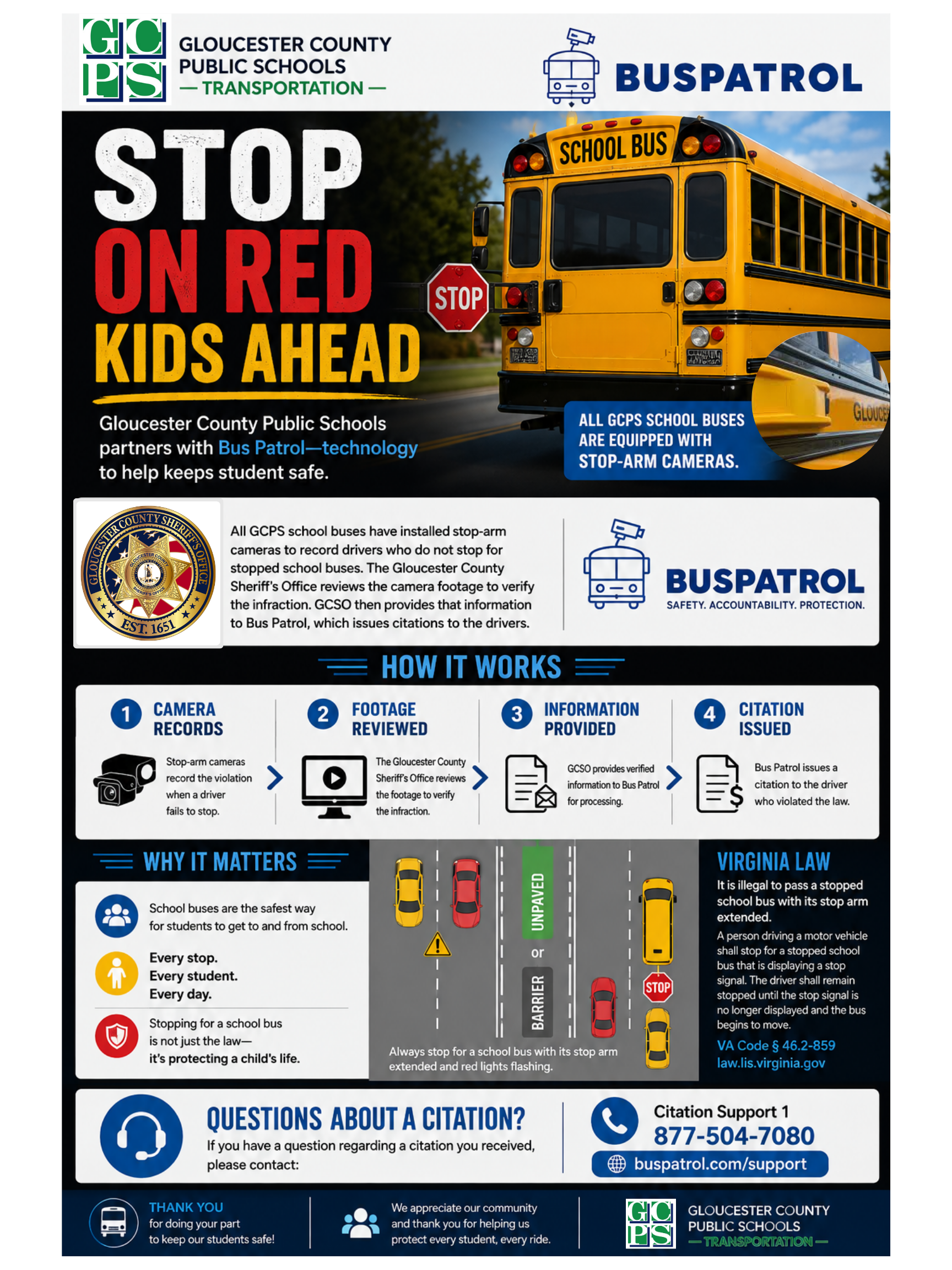 Stop on read kids ahead