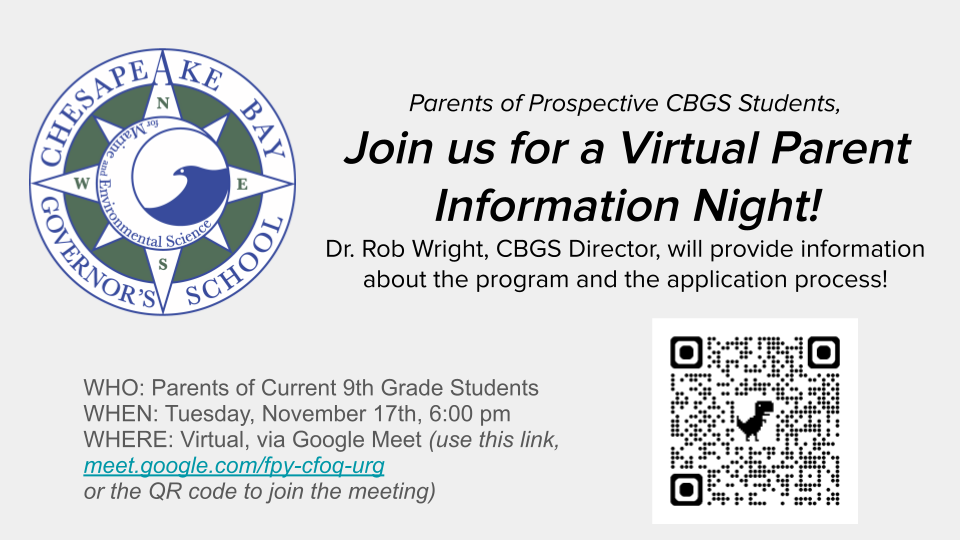 CBGS virtual parent night