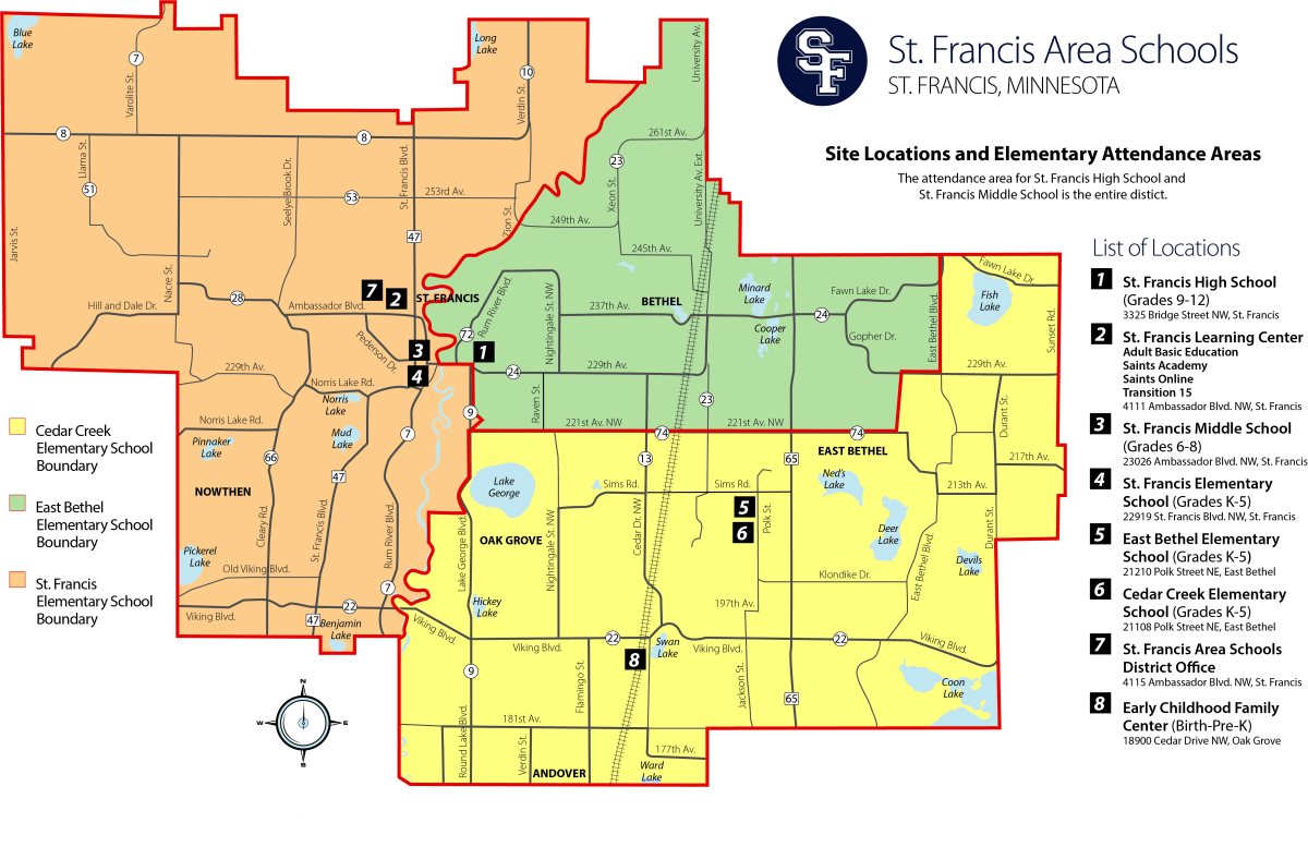 SFAS boundary map