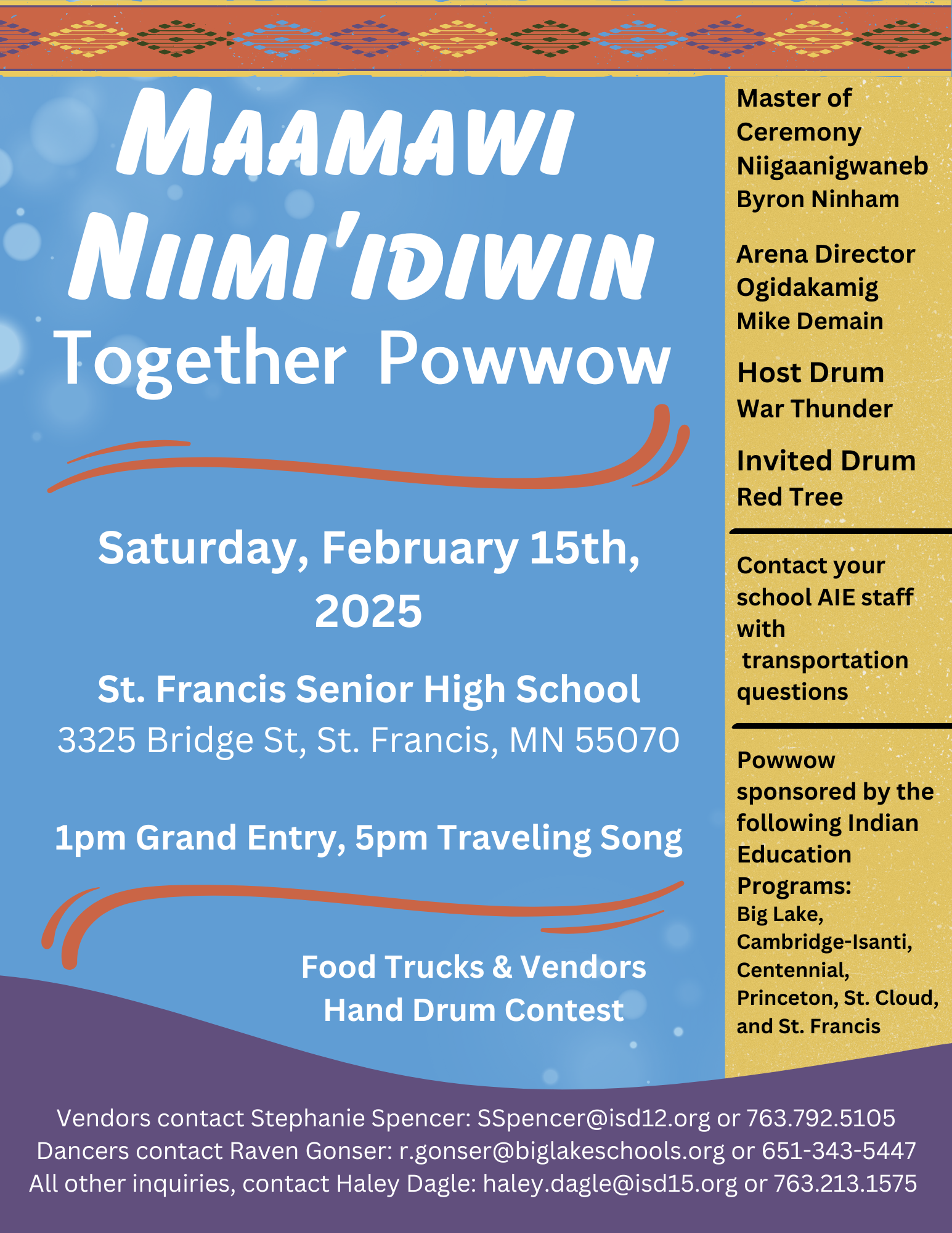 Feb. 15th Powwow Flyer