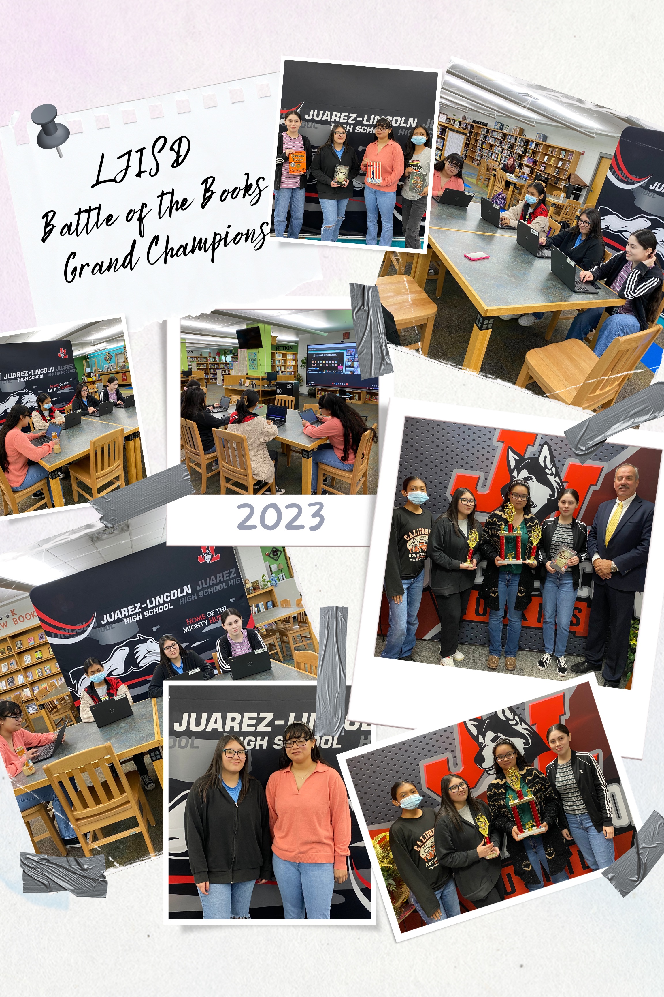 Battle of the Books photo collage 