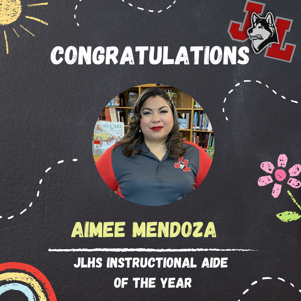 Instructional aide of the year Aimee Mendoza