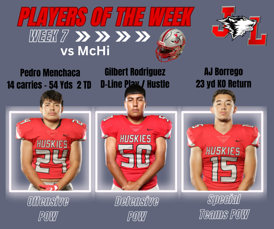 players of the week 7