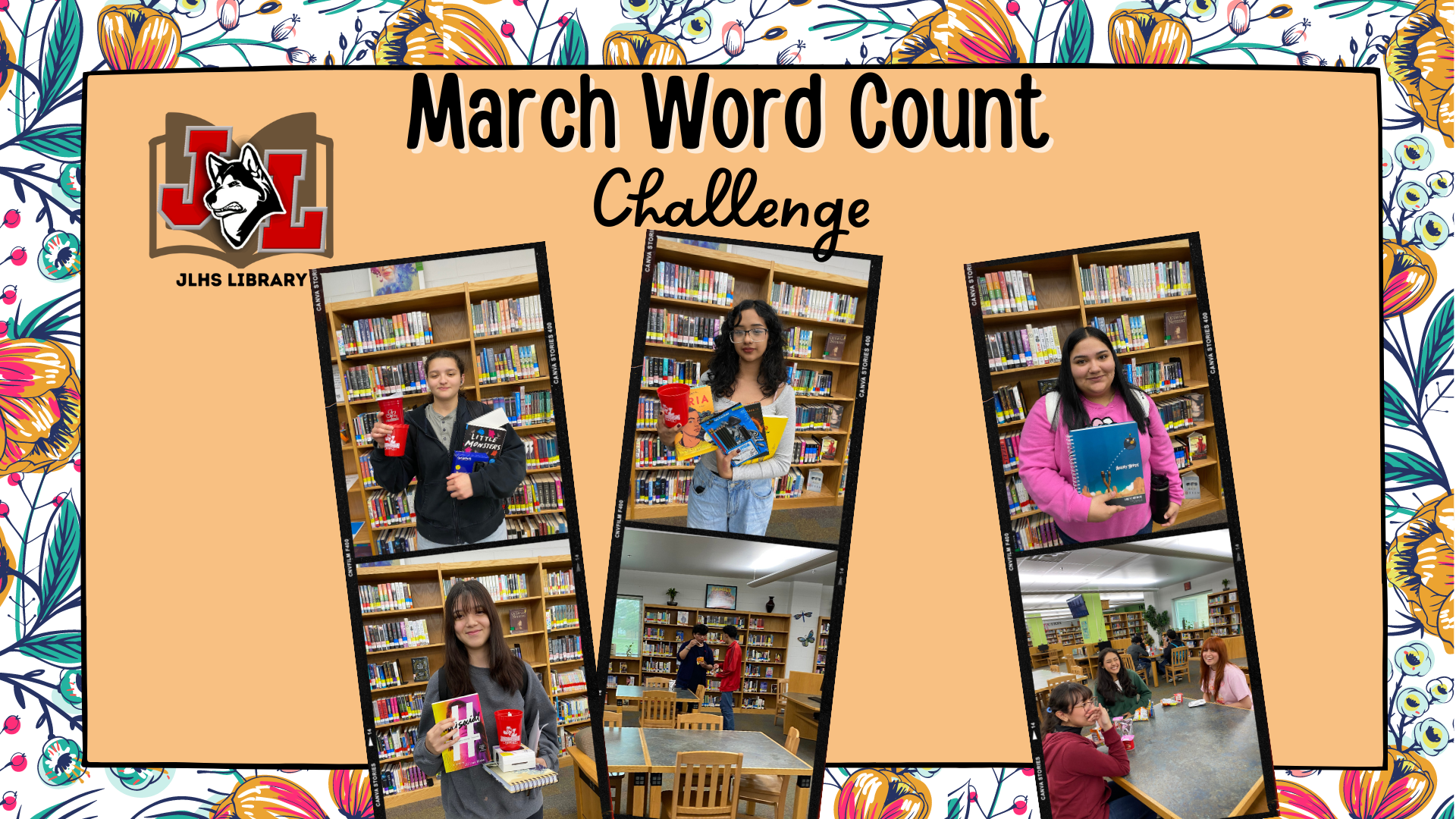 top readers in March Word Count Challenge