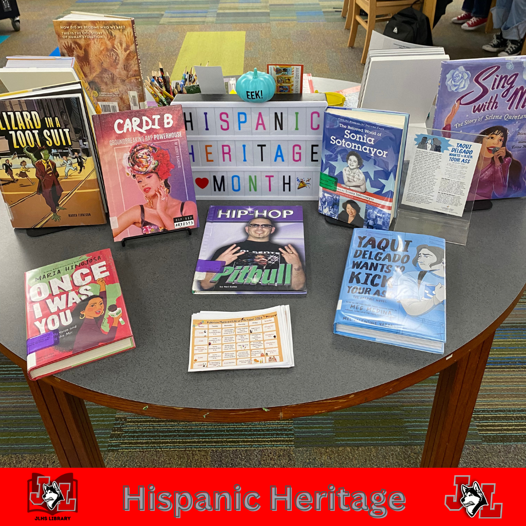 hispanic heritage month book display