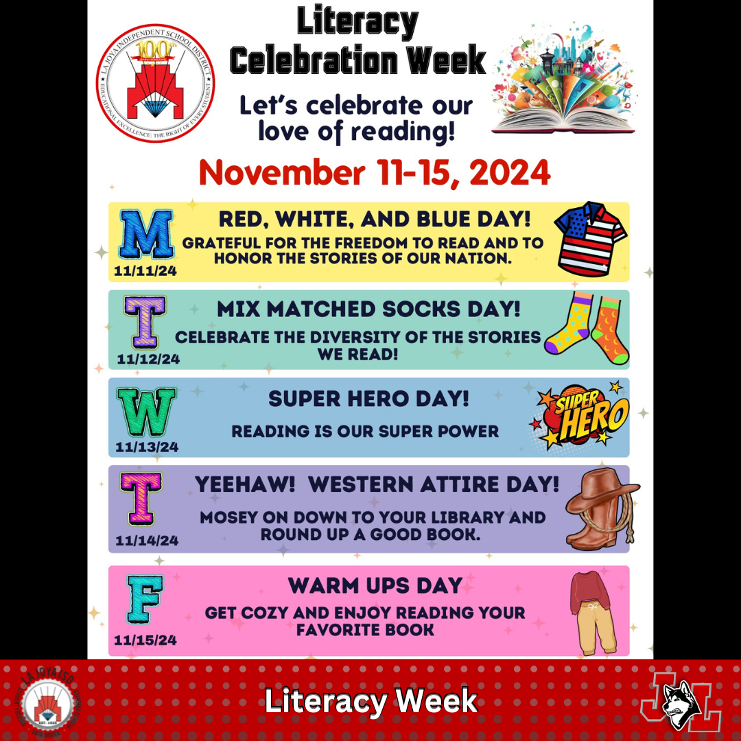 Literacy Week themes