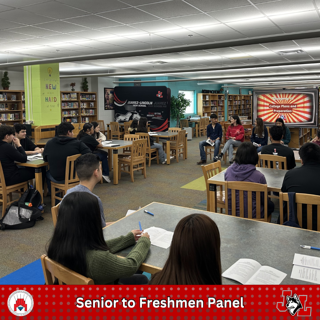 Senior to Freshmen Panel- speakers