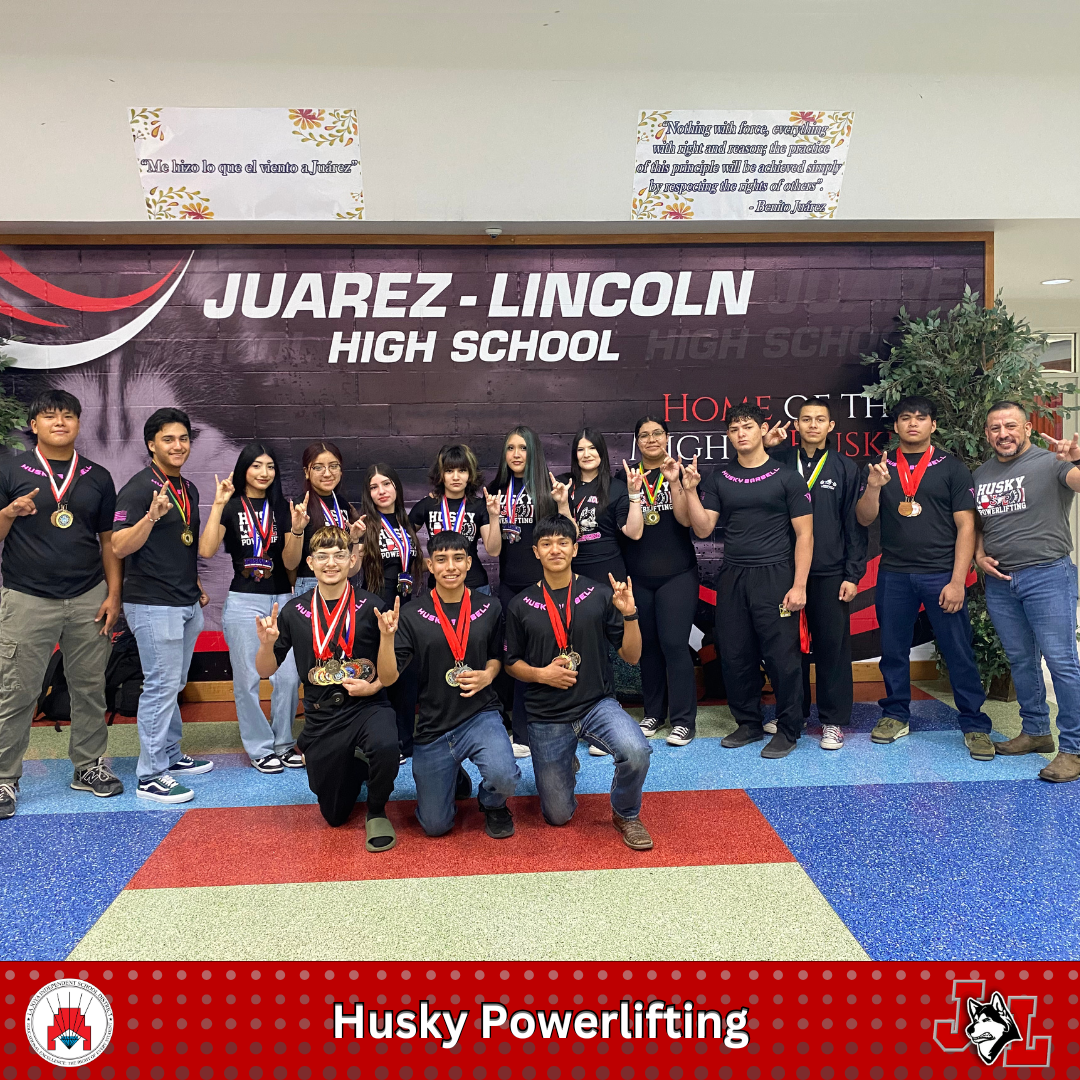 Husky Powerlifting team 