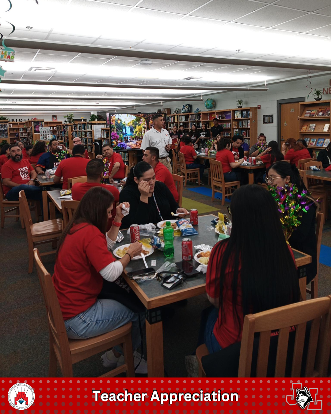 Teacher Appreciation Week 2025- teachers eating