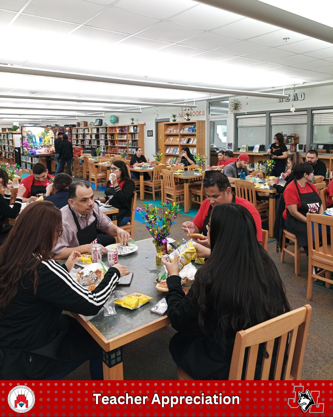 Teacher Appreciation Week 2025- teachers eating