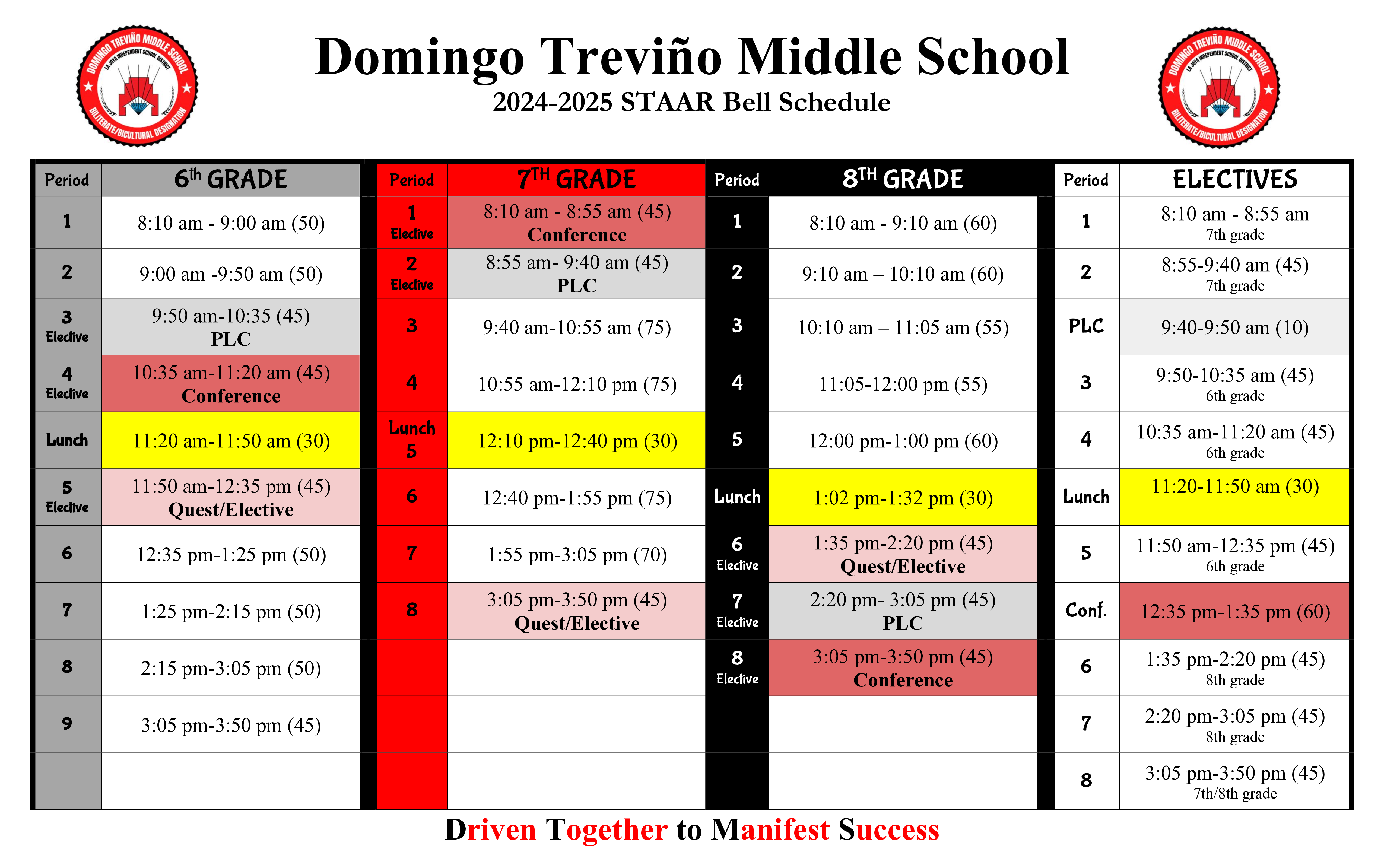 dtms bell schedule