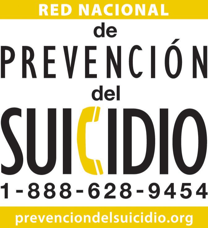 Red Nacional de prevencion del suicidio 1-888-628-9454 prevenciondelcuidicio.org