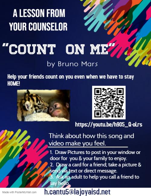 "Count On Me" QR Code and Activities