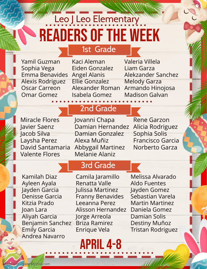Readers of the Week