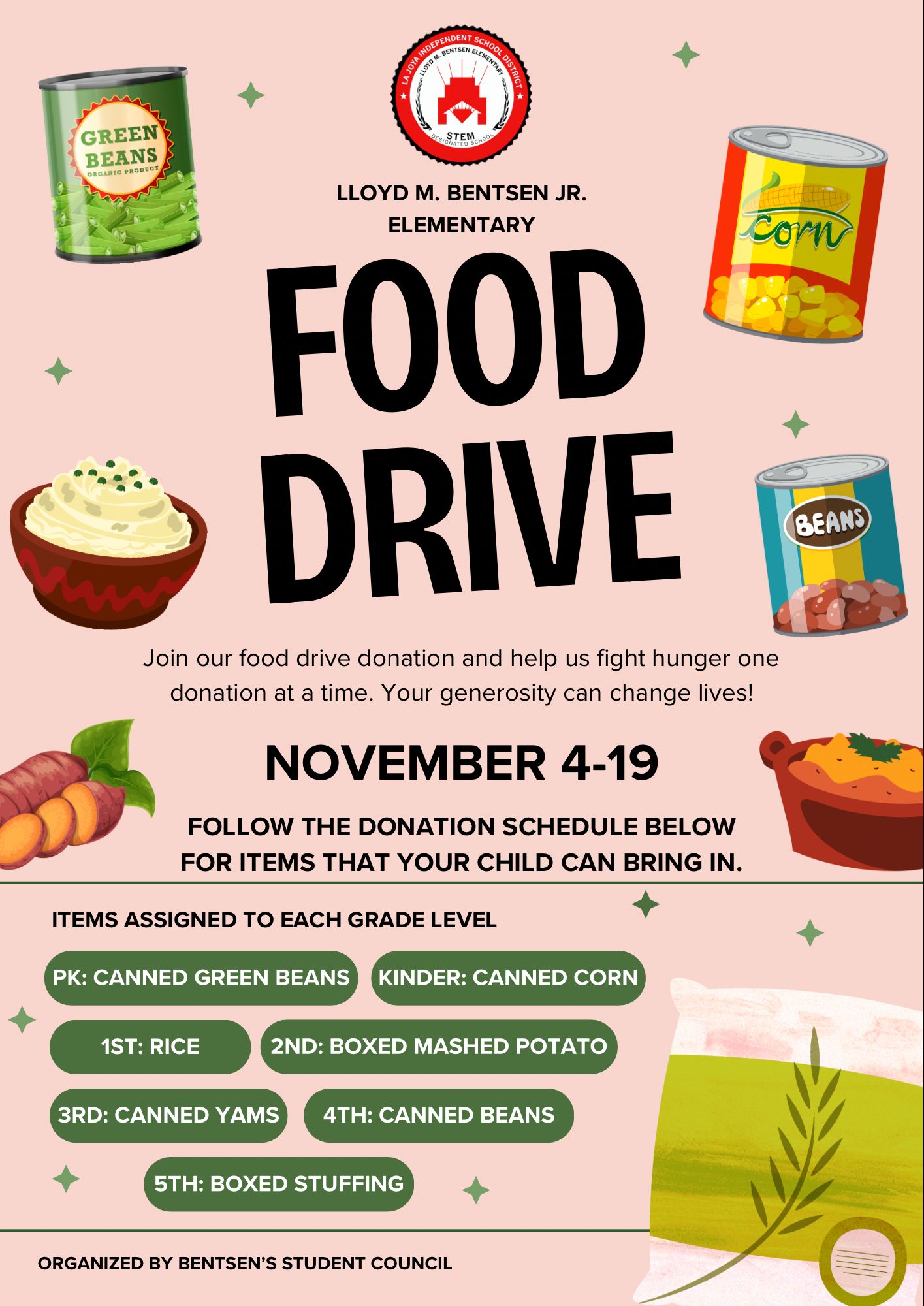 food drive-English