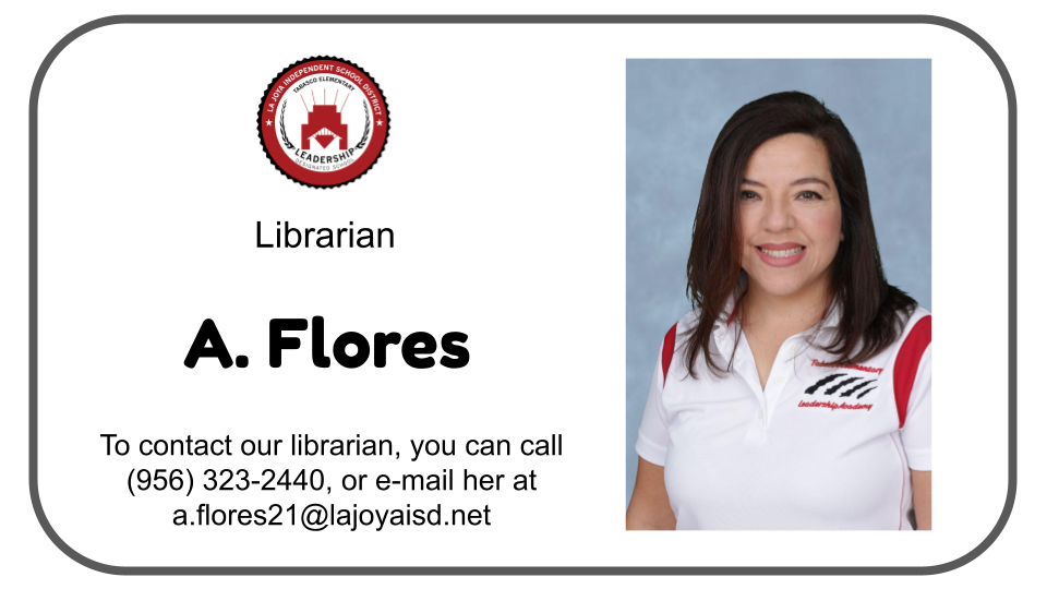 Librarian Alma Flores