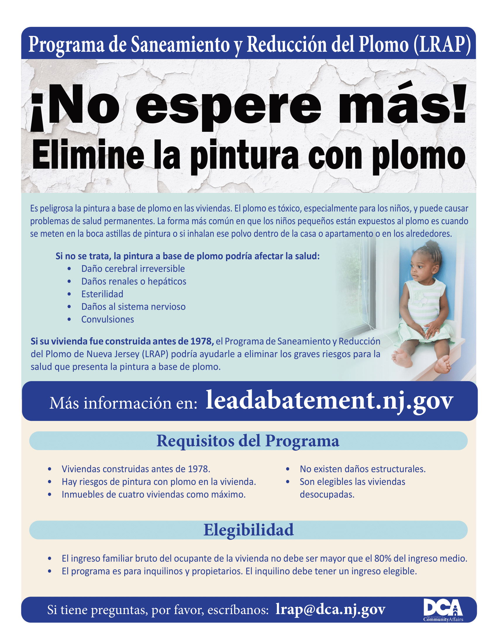Lead Abatement Program Flyer