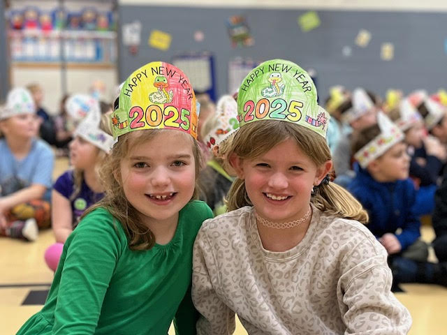 Students at a monthly Character Strong assembly