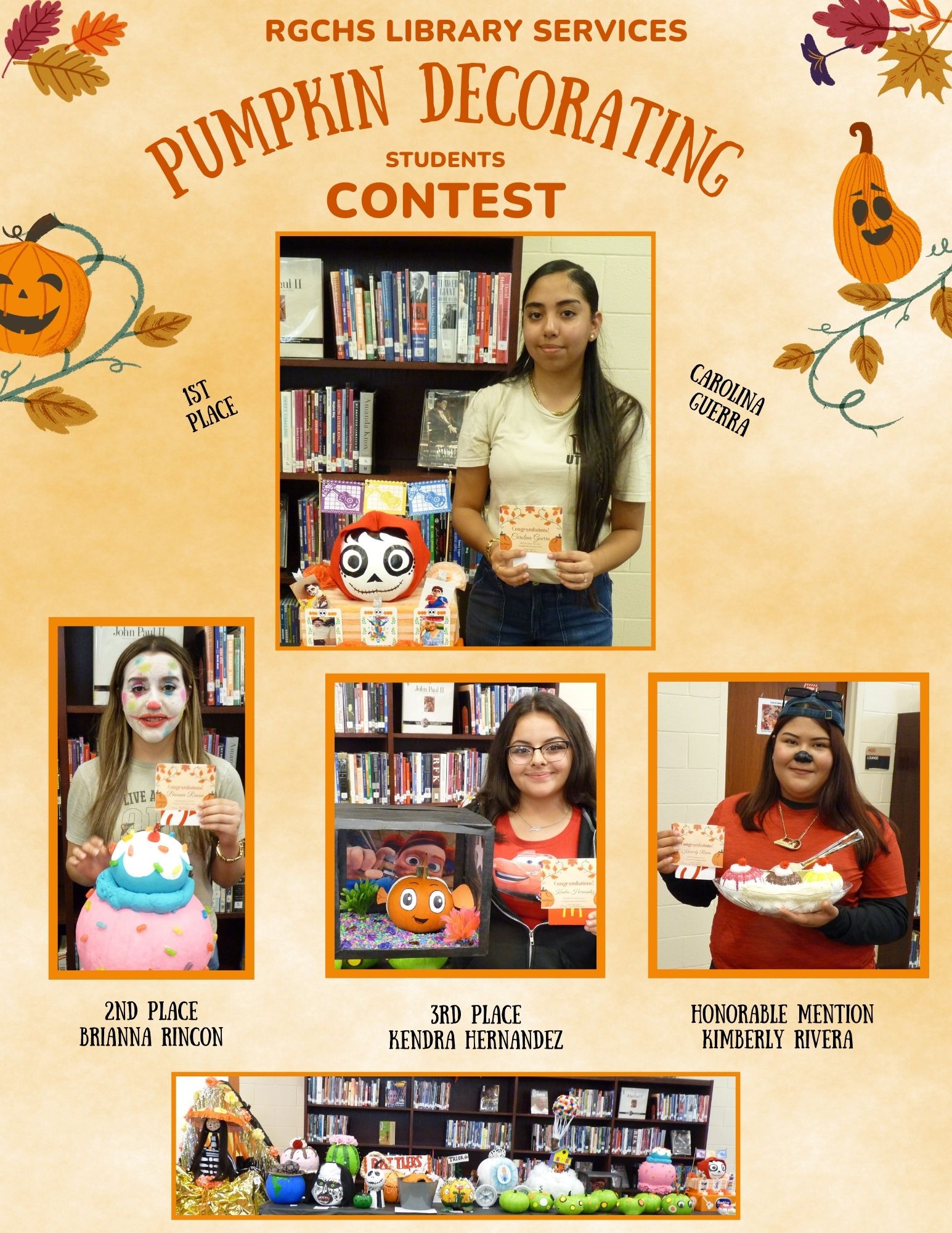 Student Pumpkin Winners