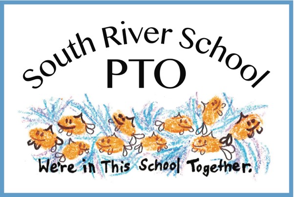 South River School PTO logo. We're in this school together