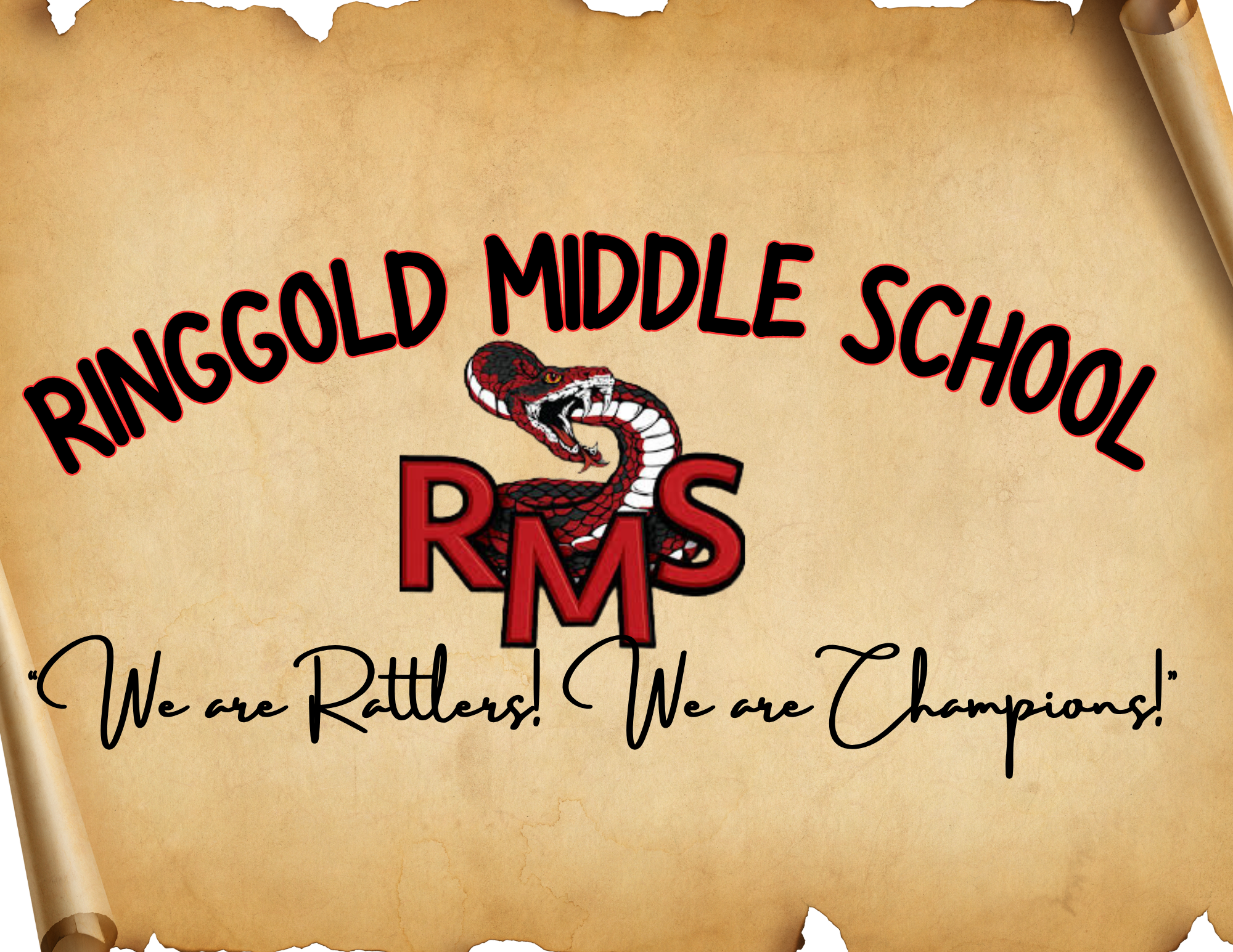 ringgold middle school we are rattlers we are champions