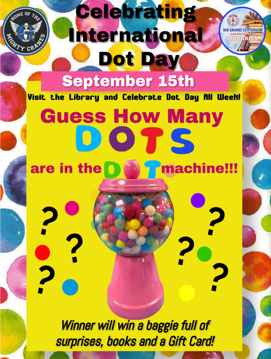 How many DOTS are in the  DOT machine?