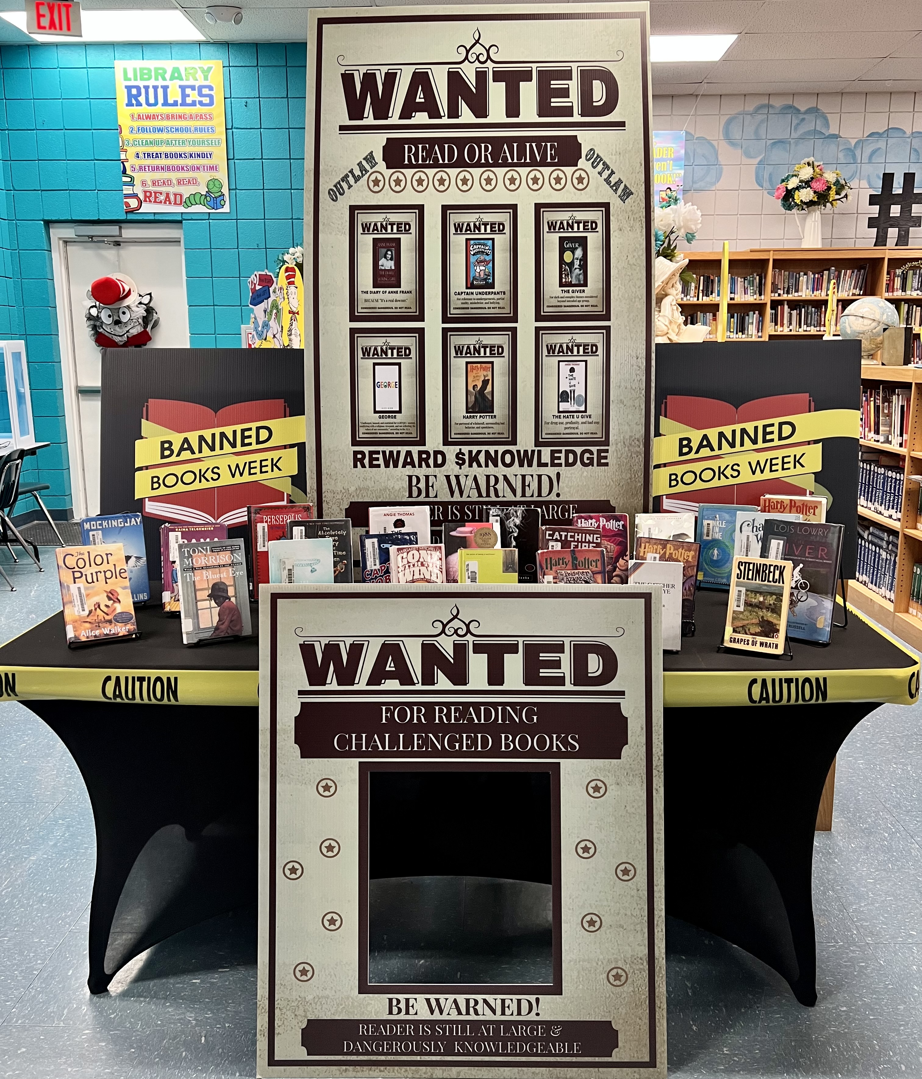 Banned Books Week Display