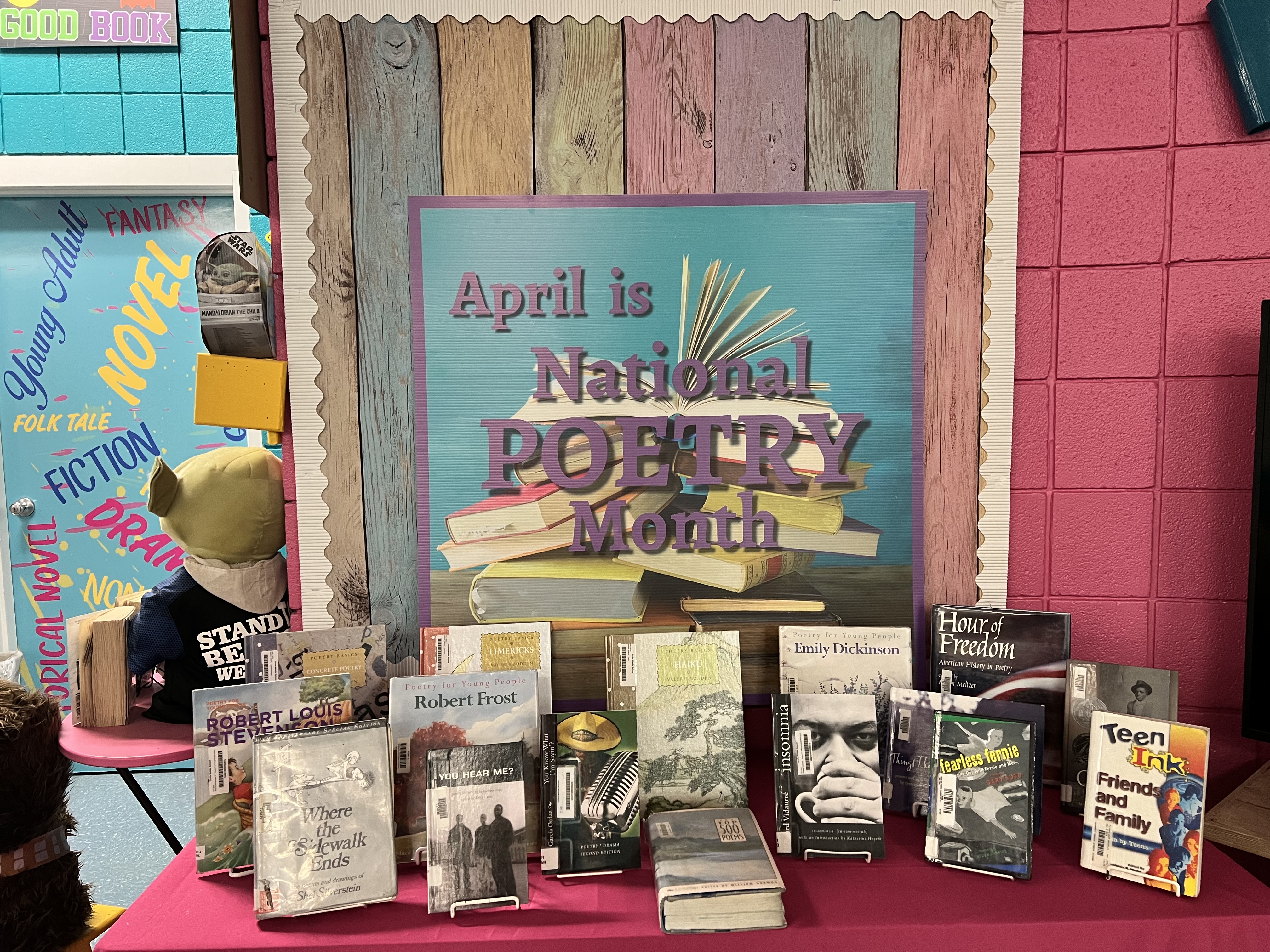 April is Poetry Month Display