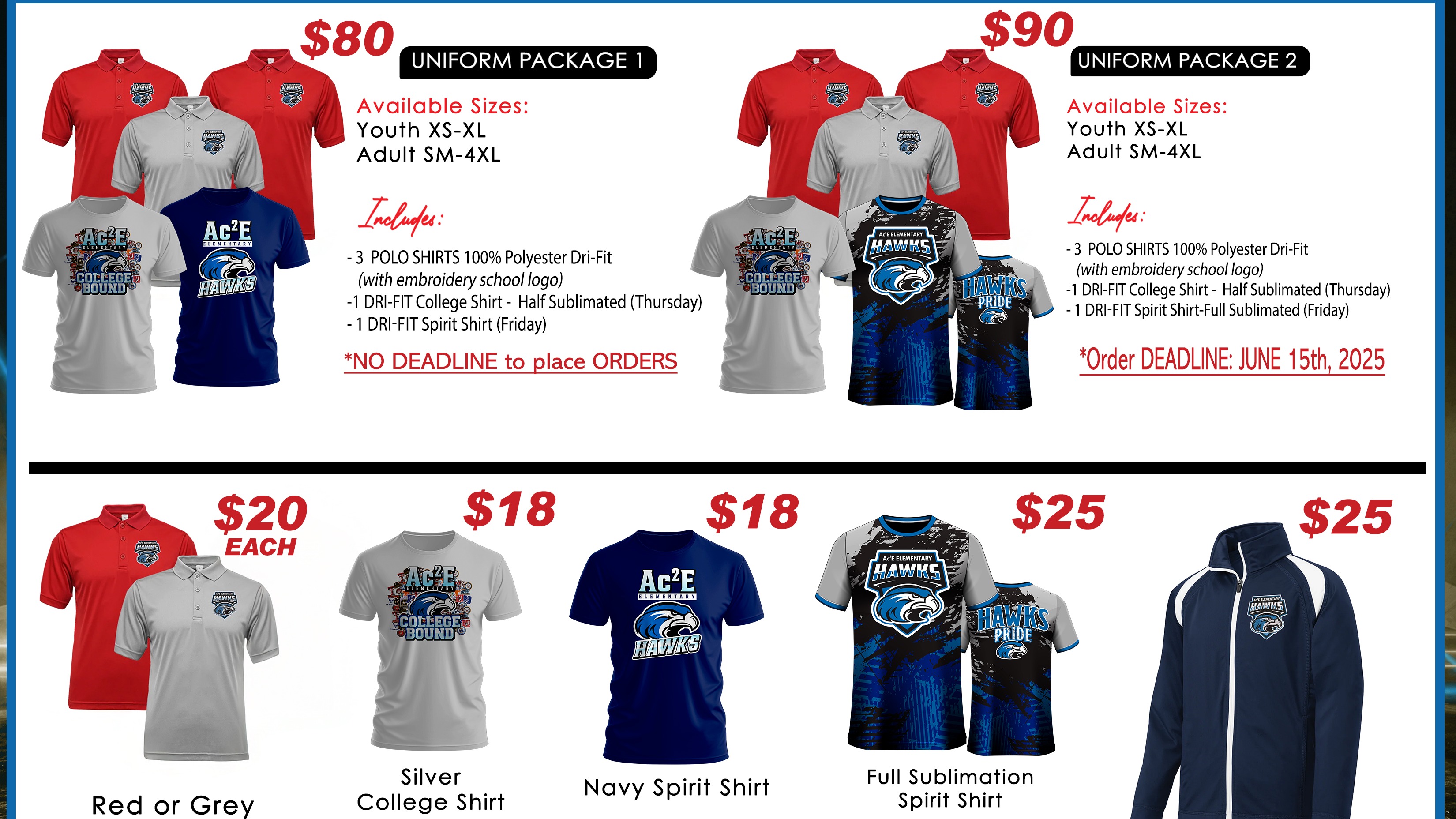 TMF School Uniform Orders