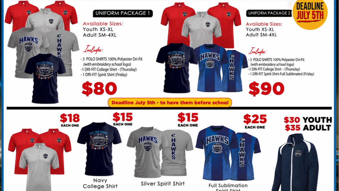 School Uniform Orders