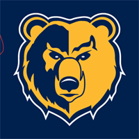 East High School Golden Bears Navy and Yellow mascot logo