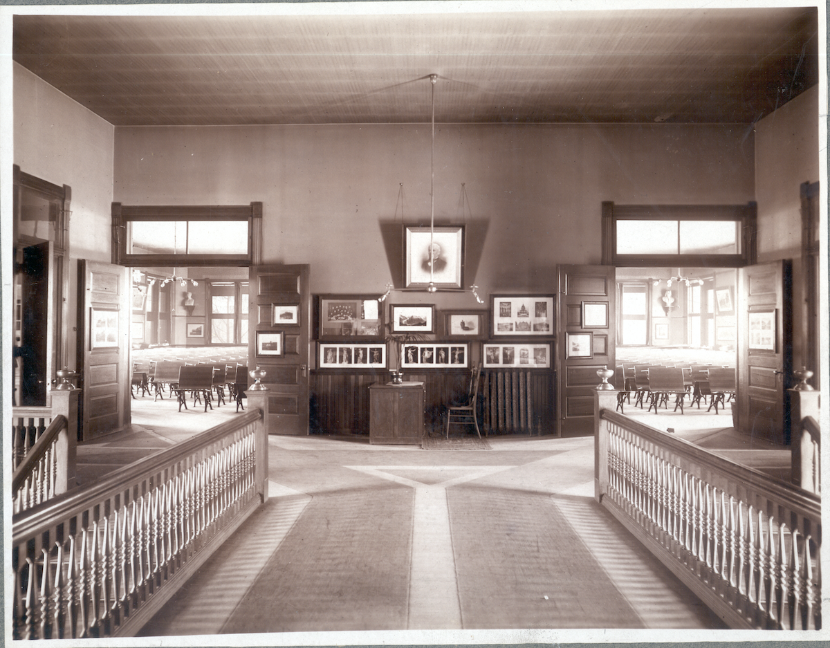 Interior of the old Rayen School 