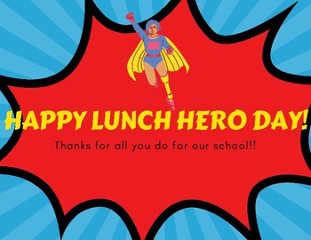 Thank you Lunch Hero