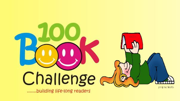 100 book challenge logo