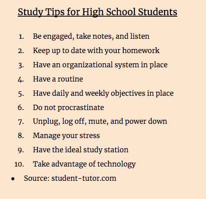 Study Tips