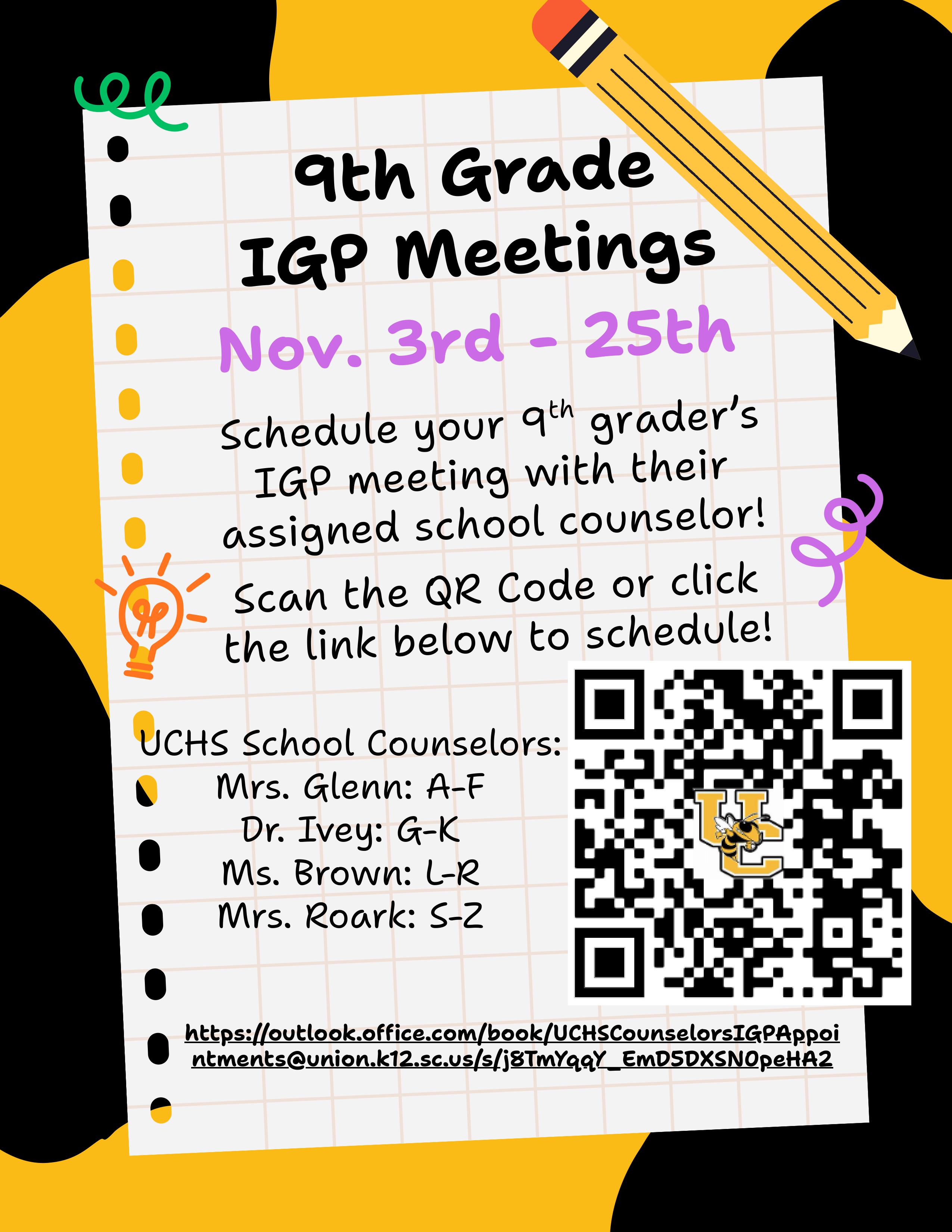 9th Grade IGPs