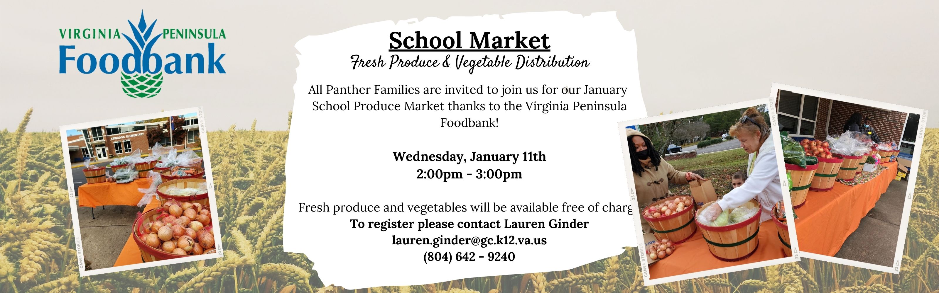 January School Produce Market
