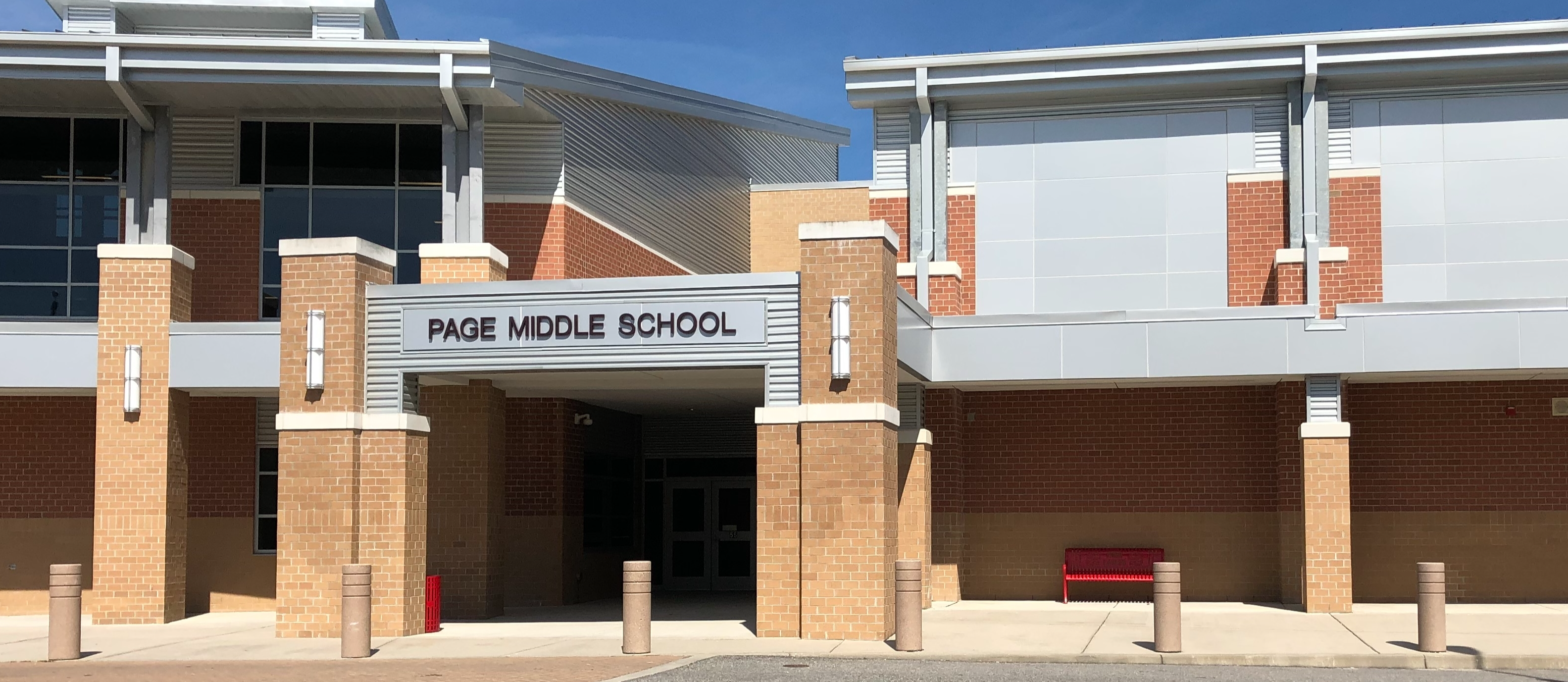 Page Middle School Entrance 