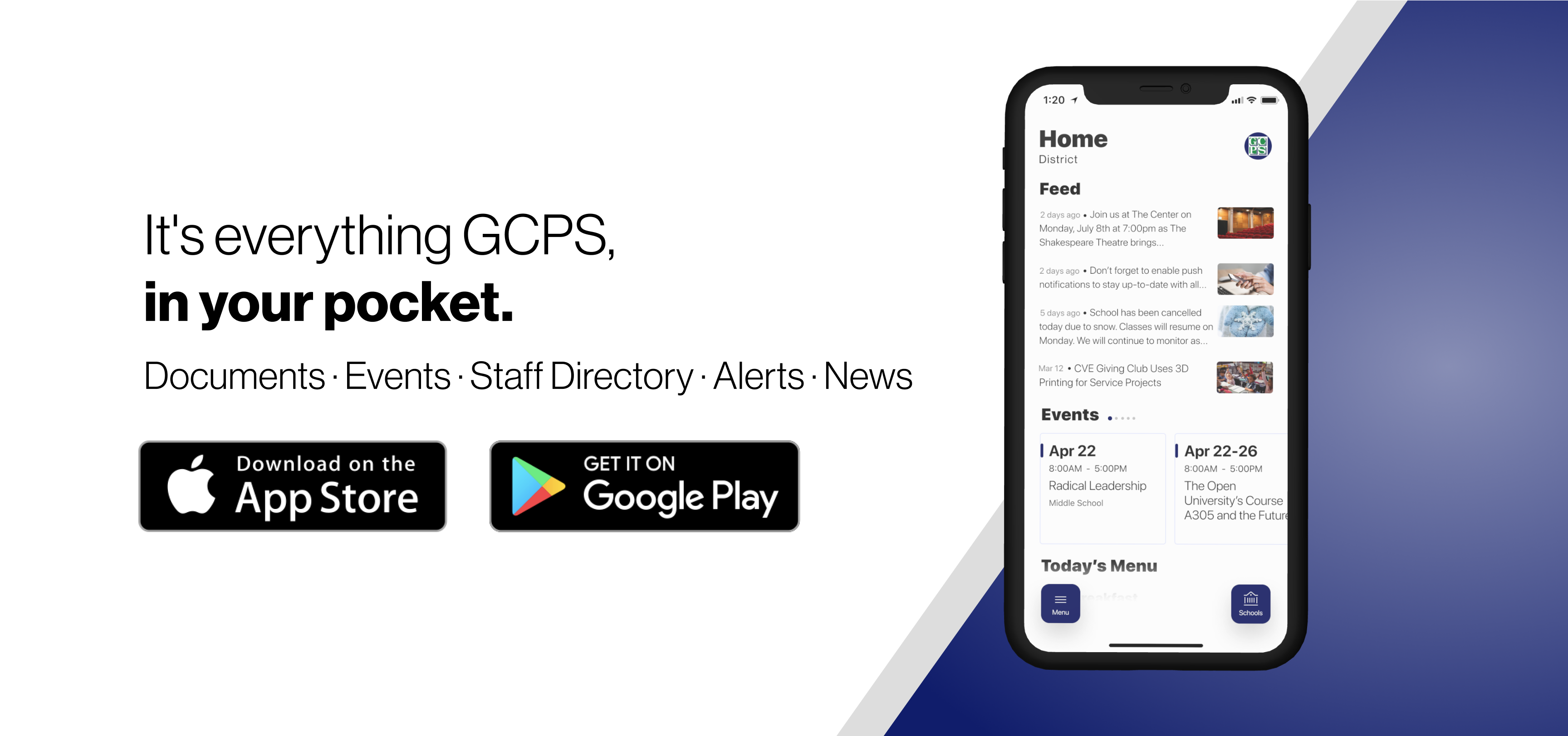 GCPS App Now available