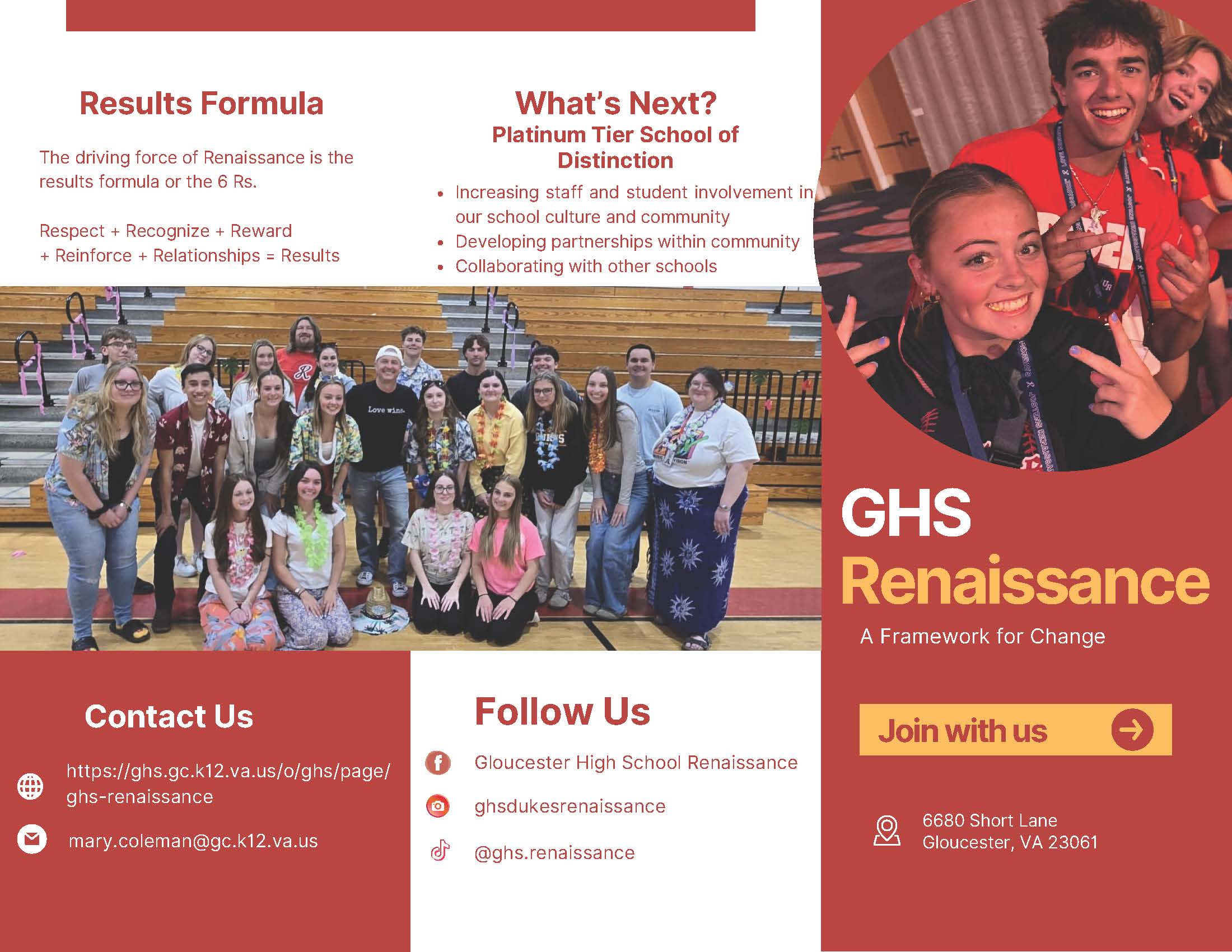 Renaissance Brochure page 1