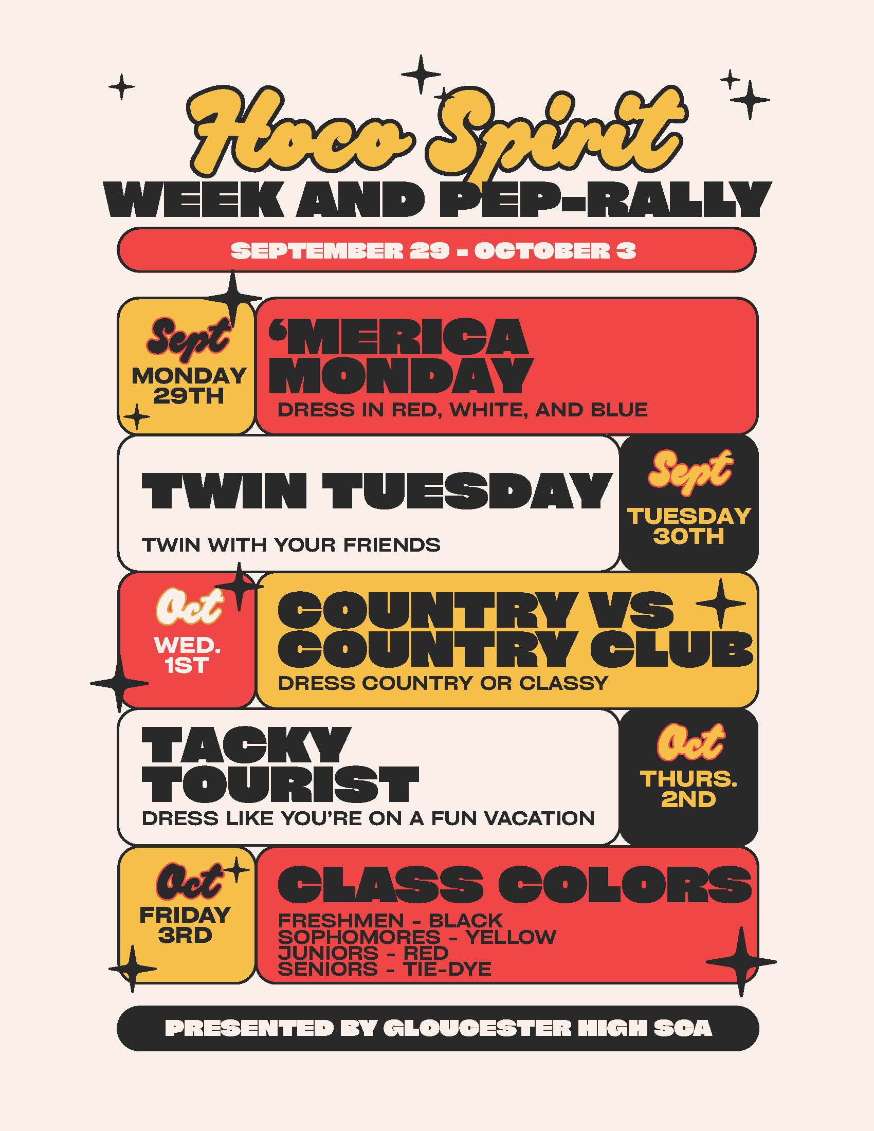 Sprit Week Details